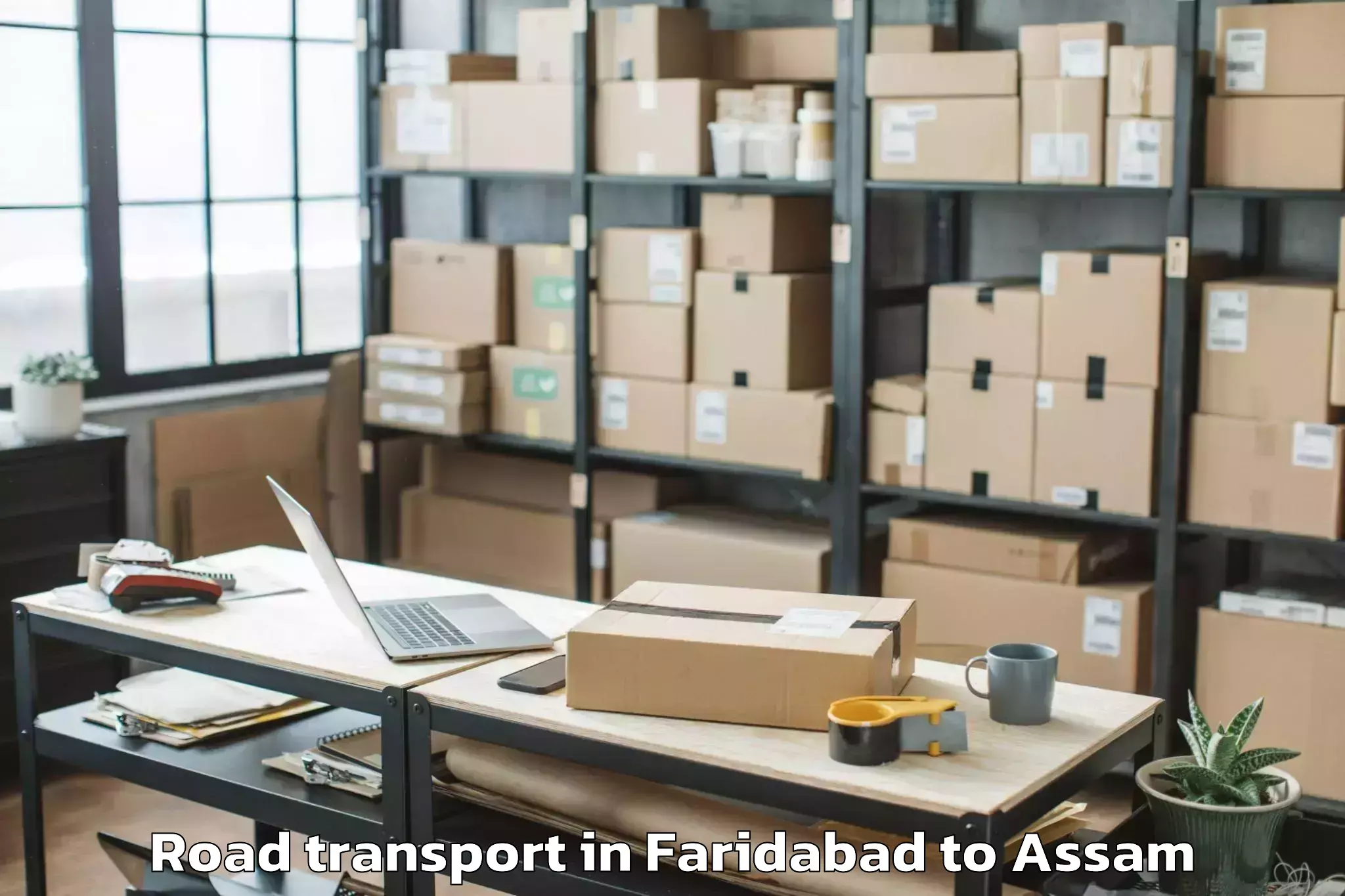 Book Your Faridabad to Gossaigaon Pt Road Transport Today